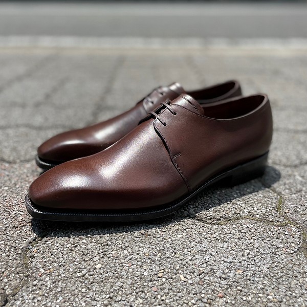 ソフィスソリッド トレーディングポスト ブラウンサイズ8ハーフビジネス革靴